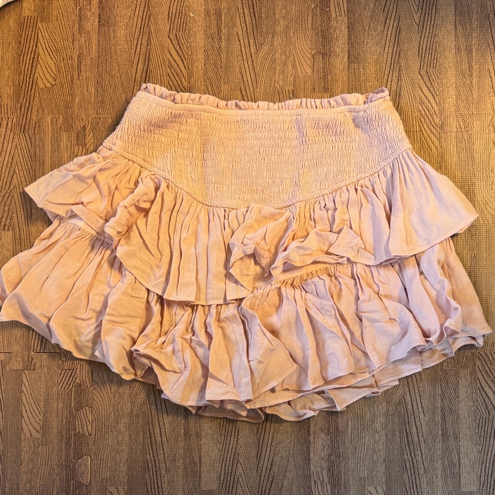 ROCK AND RAG LIGHT PINK RUFFLED DRESS SIZE SMALL